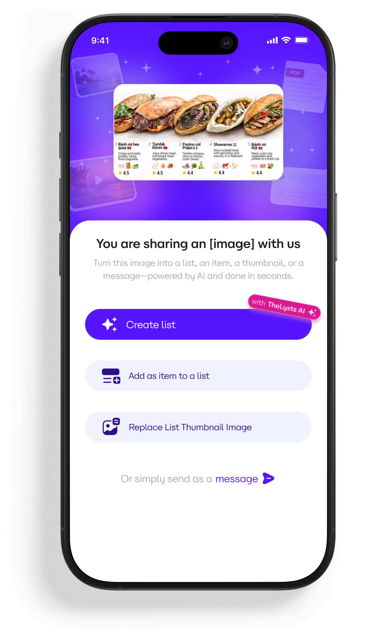 TheLysts AI-Import-Shareflow in Version 1.4